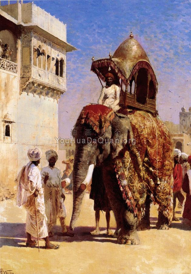 Mogul's Elephant - 埃德温·罗德·威克斯